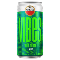 Bebida Mista Fruit Punch Lemon Amstel Vibes Lata 269ml