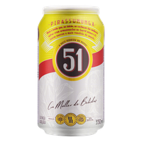 Cachaça Adoçada 51 Lata 350ml