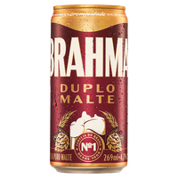 Cerveja Pilsner Duplo Malte Brahma Lata 269ml